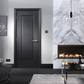 LPD Eindhoven Traditional Black Primed Internal Door