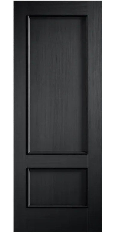 LPD Murcia Traditional Black FD30 Fire Door - Pre Finished