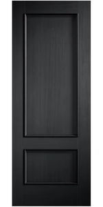 LPD Murcia Traditional Black FD30 Fire Door - Pre Finished