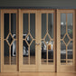 LPD Reims W8 Clear Glazed Oak Internal Room Divider - Pre Finished