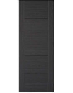 LPD Vancouver Charcoal Black 5 Panel Internal Door - Pre Finished