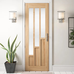 LPD Coventry 3 Light Oak Internal Door - Unfinished