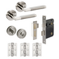 JB Kind Seattle Polished Door Handle Latch Pack