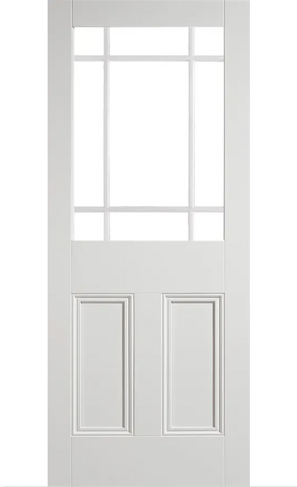 LPD Downham Unglazed 9L White Primed Internal Door