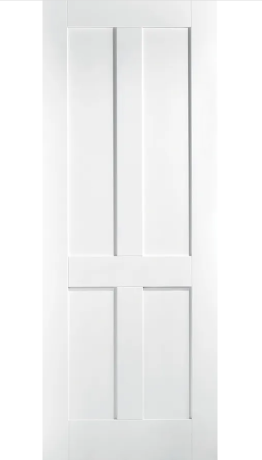 LPD London 4 Panel White Primed FD30 Fire Door
