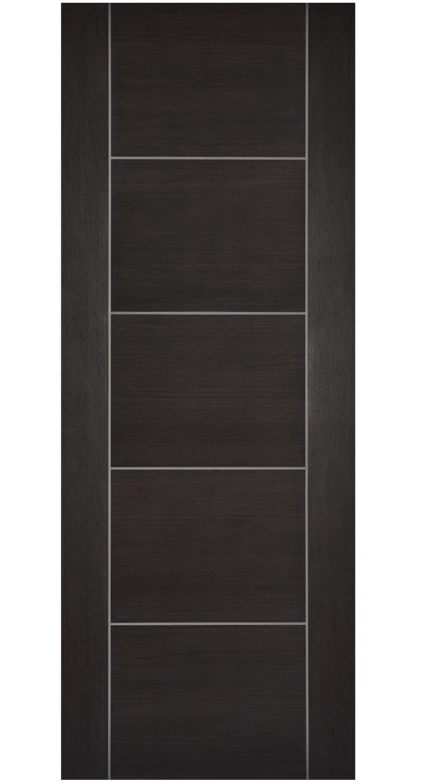LPD Vancouver Dark Grey Laminate FD30 Fire Door - Fully Finished
