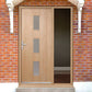 LPD Copenhagen Glazed Oak External Door - Unfinished