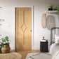 LPD Reims 5 Panel Oak Internal Door - Pre Finished