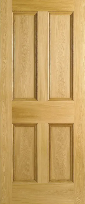 LPD 4P Oak Internal Door - Unfinished