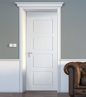 LPD Contemporary White Primed Internal Door