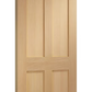 XL Joinery Victorian Shaker 4 Panel Oak Internal Door - Unfinished