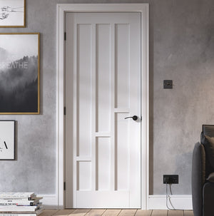 LPD Coventry White Primed 6 Panel FD30 Fire Door
