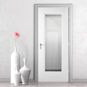LPD Eindhoven Glazed 1L Traditional White Primed Internal Door