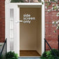 LPD Elegant White GRP Sidelight