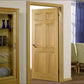 LPD Regency 6 Panel Oak FD30 Fire Door - Pre Finished