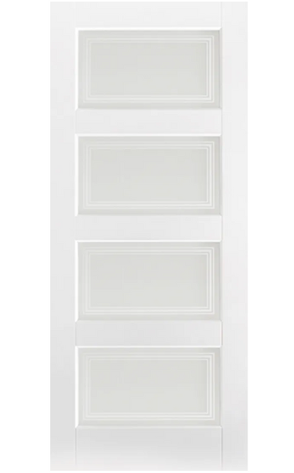 LPD Contemporary Glazed 4L White Primed Internal Door