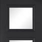 LPD Antwerp Glazed 3L Black Primed Internal Door
