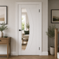 LPD Girona Clear Glazed White Primed Internal Door