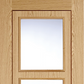 LPD Inlay Glazed 3L Oak Internal Door - Pre Finished