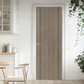 LPD Monaco Light Grey Laminate FD30 Fire Door - Fully Finished