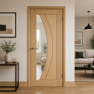 LPD Girona Oak Glazed Internal Door - Pre Finished