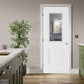 LPD Arnhem Glazed 1L Traditional White Primed Internal Door