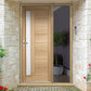 LPD Goodwood Glazed Oak External Door - Unfinished