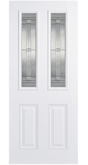 LPD Malton Glazed White GRP External Door