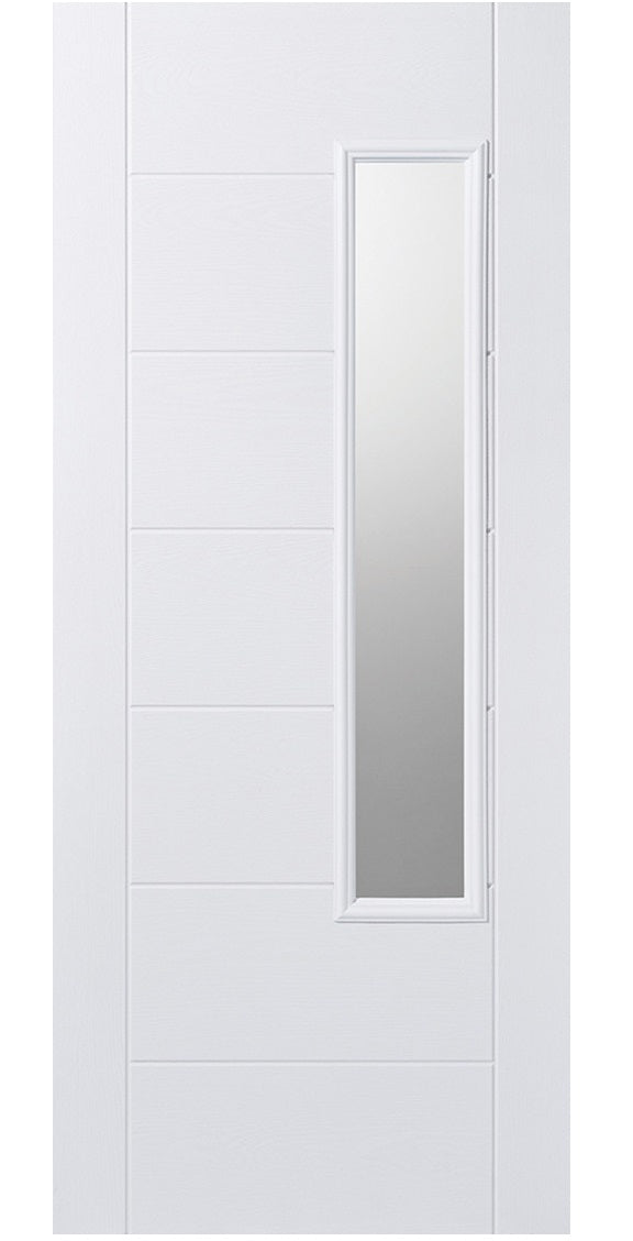 LPD Newbury White Glazed GRP External Door