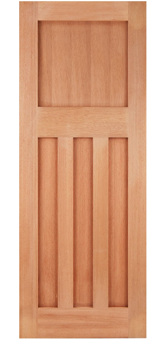 LPD DX 30s Style Hardwood External Door - Unfinished