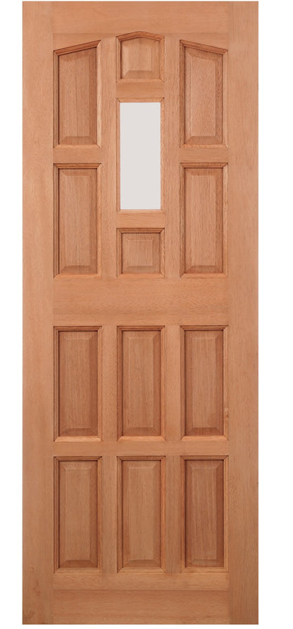 LPD Elizabethan Unglazed Dowelled Hardwood External Door - Unfinished