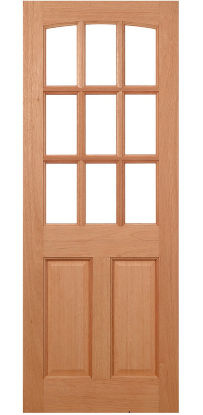 LPD Georgia Unglazed Dowelled Hardwood External Door - Unfinished