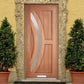 LPD Harrow Frosted Glazed Hardwood External Door - Unfinished