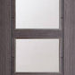 LPD Vancouver Ash Grey 4 Light Glazed Internal Door - Pre Finished