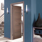LPD Vancouver Chocolate Grey 5 Panel Internal Door - Pre Finished