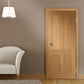 XL Joinery Victorian Shaker 4 Panel Oak FD30 Fire Door - Unfinished