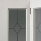 JB Kind Canterbury Glazed White Primed Moulded Bi-fold Door