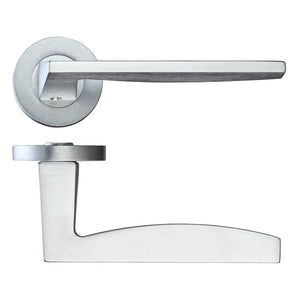 LPD Crux Satin Chrome Door Handle Pack