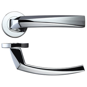 LPD Hercules Polished Chrome Door Handle Pack