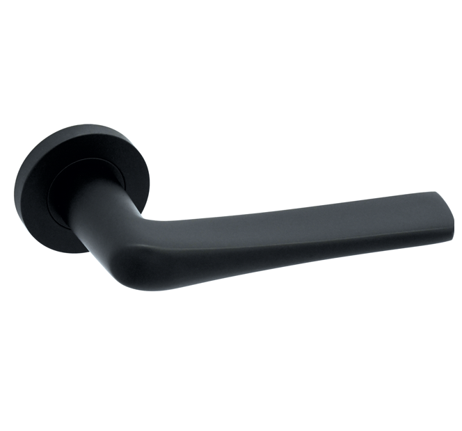 LPD Turin Matt Black Door Handle Pack