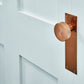 LPD Zermatt Satin Copper Steel Knurled Finish Door Handle Pack