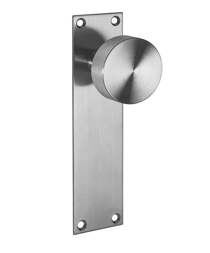 LPD Zermatt Satin Stainless Steel Knurled Finish Door Handle Pack