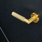 LPD Zurich Satin Gold Knurled Finish Door Handle Pack