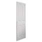 JB Kind Canterbury Grained White Primed Moulded Internal Door