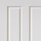 JB Kind Canterbury Grained White Primed Moulded Internal Door