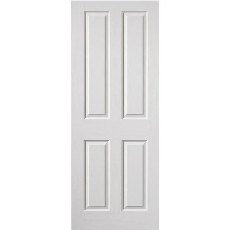 JB Kind Canterbury Grained White Primed Moulded Internal Door
