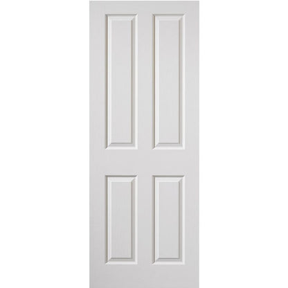 JB Kind Canterbury Grained White Primed Moulded Internal Door