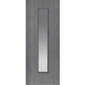 JB Kind Pintado Glazed Grey Painted Flush Internal Door - Pre Finished