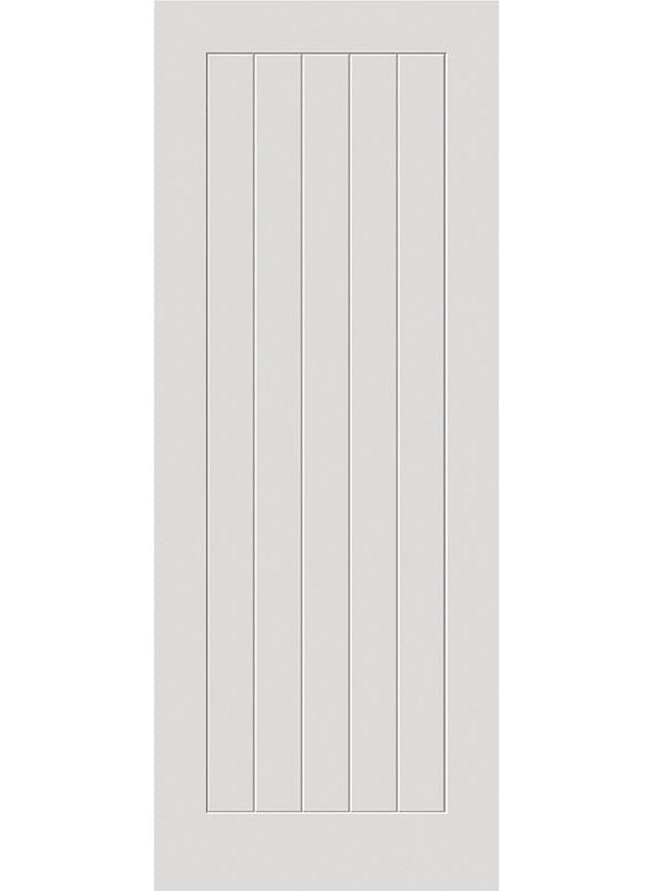 JB Kind Thames White Primed 5 Panel FD30 Fire Door