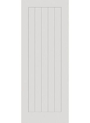 JB Kind Thames White Primed 5 Panel FD30 Fire Door